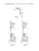 DEVICE FOR CLOSING OFF AN OPENING MADE IN A STRUCTURAL ELEMENT COMPRISING     SYNCHRONIZATION, AND CORRESPONDING AUTOMOBILE diagram and image