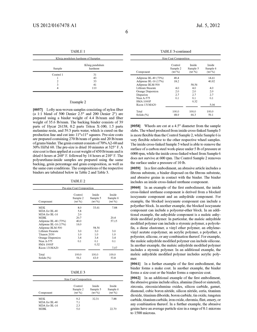 IMIDE CROSS-LINKED BINDERS FOR ABRASIVE ARTICLES - diagram, schematic, and image 08