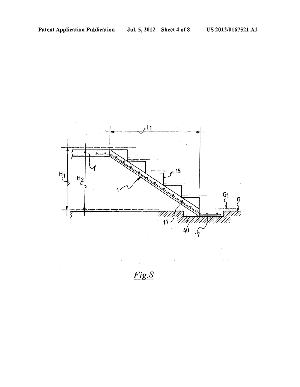 LOST FORMWORK STRUCTURE FOR MAKING STAIRCASES AND STAIR-LANDINGS, METHOD     FOR MAKING SUCH STRUCTURES AND METHOD FOR THE RELATIVE APPLICATION - diagram, schematic, and image 05