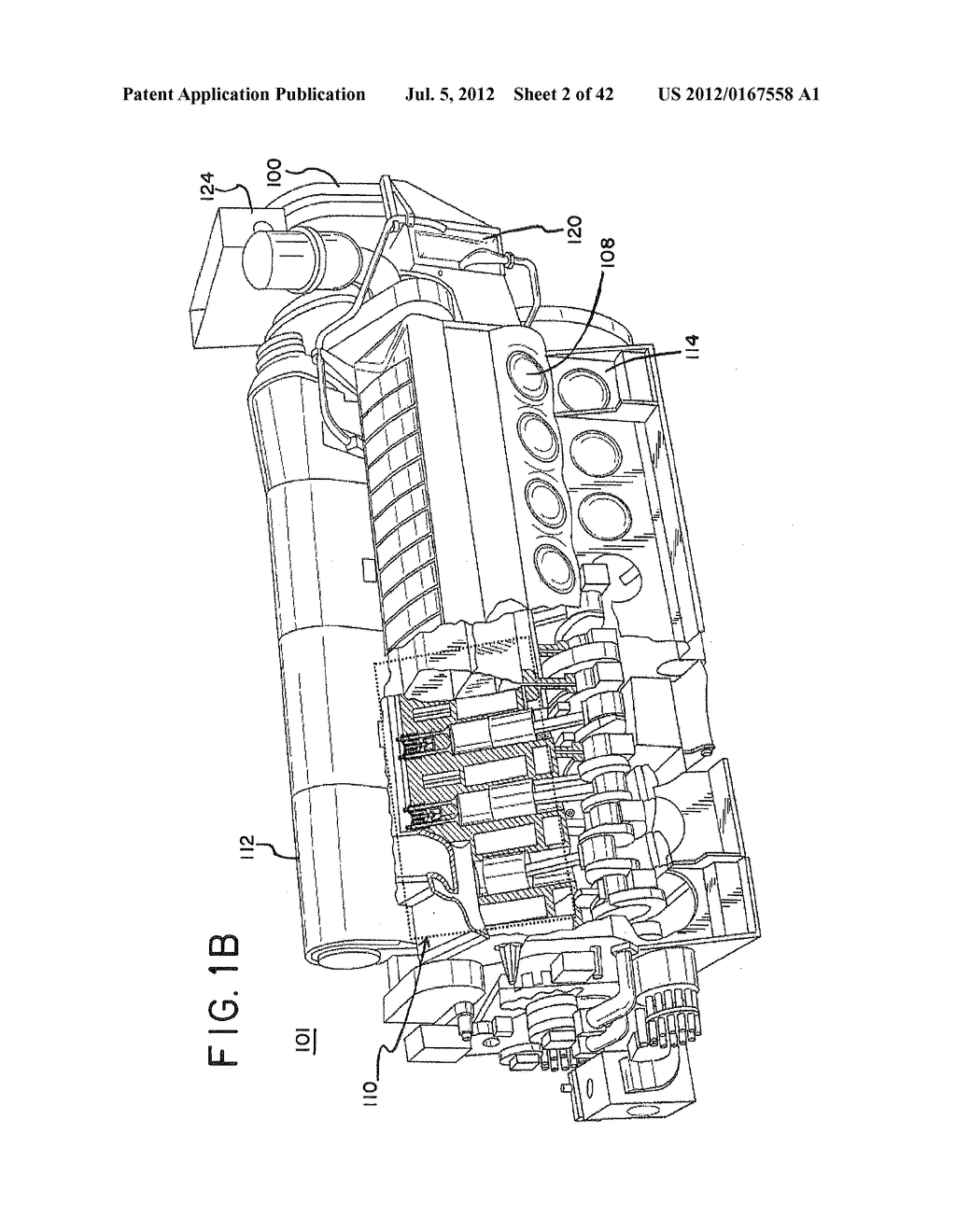 SUPPORT SYSTEM FOR AN EXHAUST AFTERTREATMENT SYSTEM FOR A LOCOMOTIVE     HAVING A TWO-STROKE LOCOMOTIVE DIESEL ENGINE - diagram, schematic, and image 03