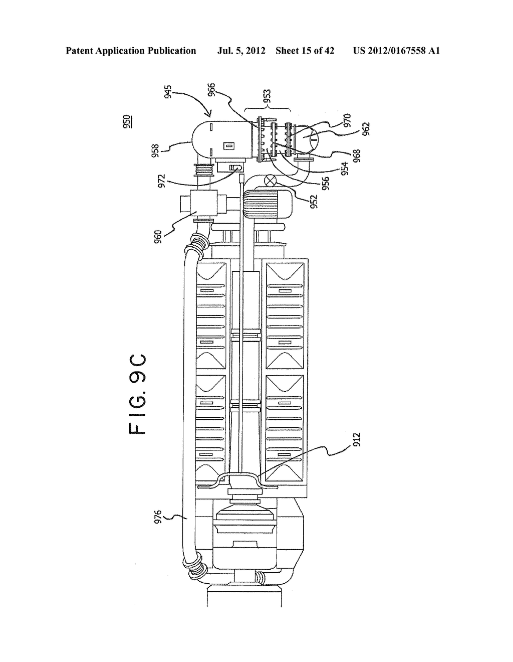 SUPPORT SYSTEM FOR AN EXHAUST AFTERTREATMENT SYSTEM FOR A LOCOMOTIVE     HAVING A TWO-STROKE LOCOMOTIVE DIESEL ENGINE - diagram, schematic, and image 16