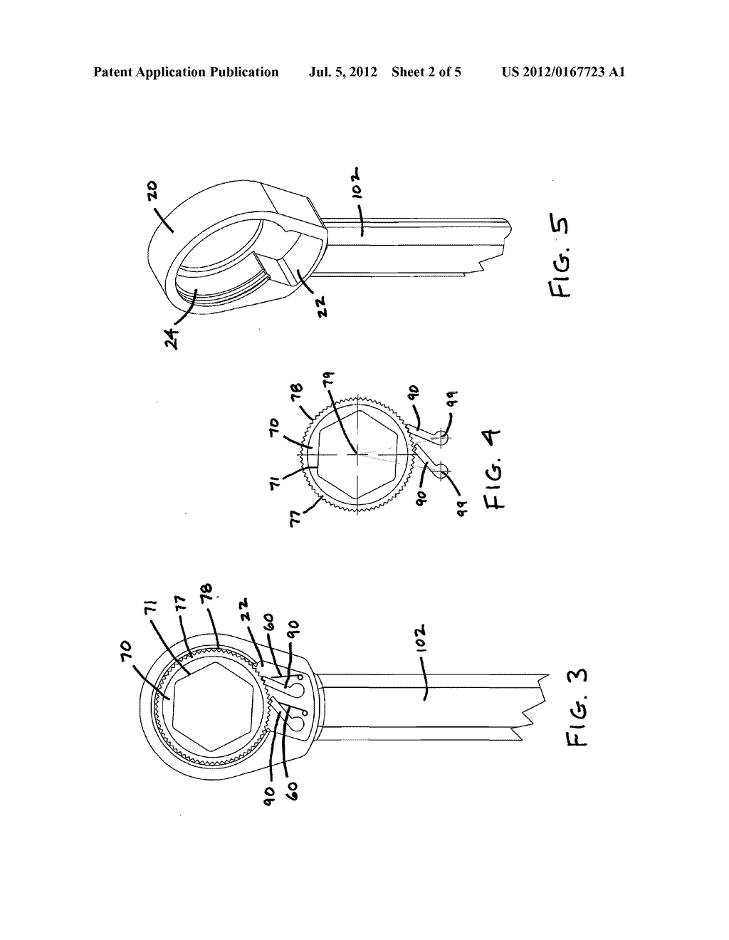 BOX END RATCHET WRENCH WITH REDUCED RATCHETING ARC - diagram, schematic, and image 03