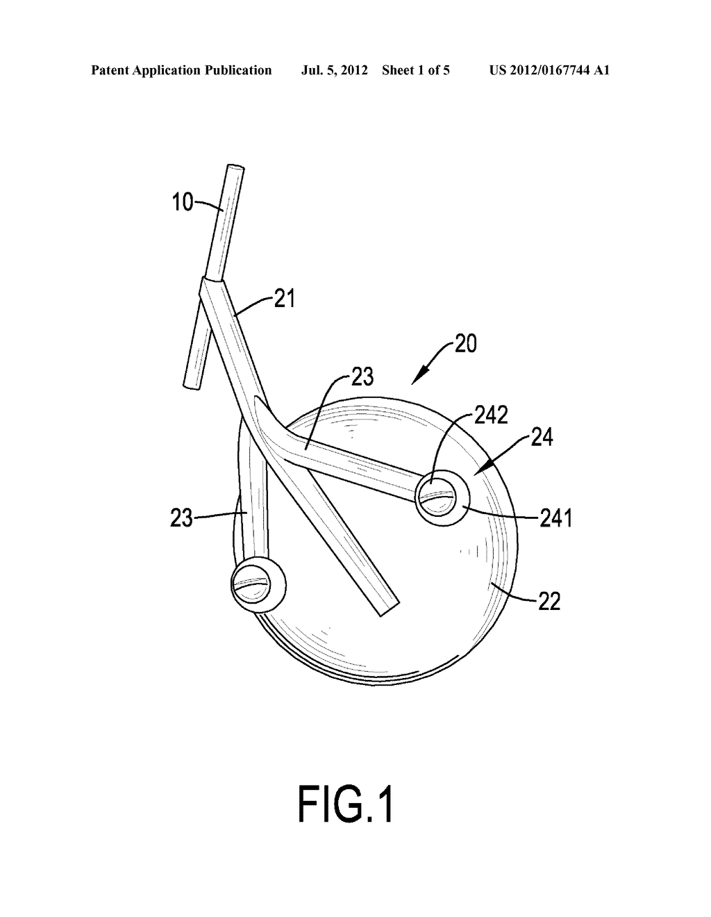 KEY CUP ADJUSTMENT DEVICE FOR A WIND INSTRUMENT - diagram, schematic, and image 02