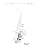 KEY CUP ADJUSTMENT DEVICE FOR A WIND INSTRUMENT diagram and image