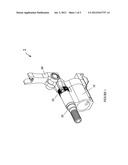 Adjustable gas block for an indirect gas operated firearm diagram and image