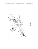 Adjustable gas block for an indirect gas operated firearm diagram and image