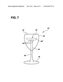 BEVERAGE GLASS WITH INTERNAL DECANTING, FILTERING, MIXING AND AERATING     CELL diagram and image