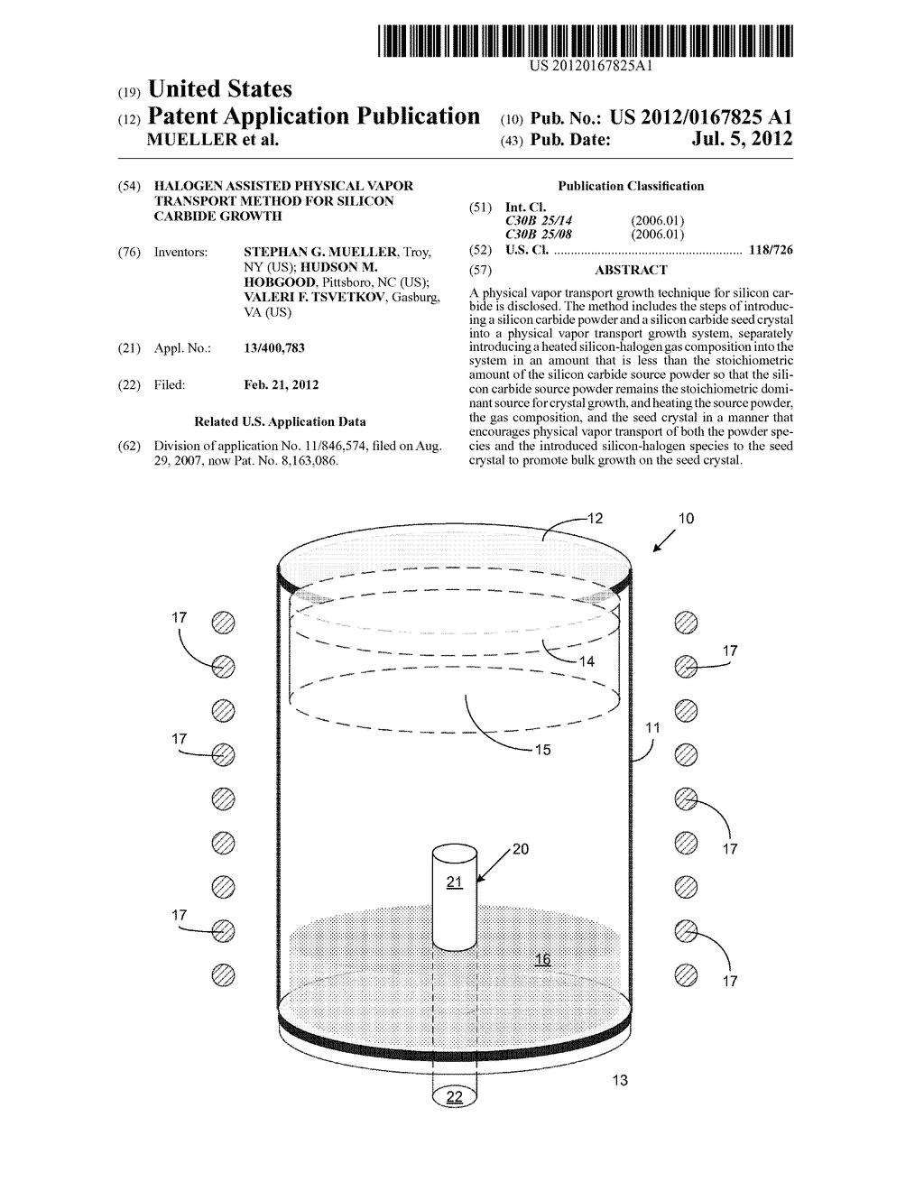 HALOGEN ASSISTED PHYSICAL VAPOR TRANSPORT METHOD FOR SILICON CARBIDE     GROWTH - diagram, schematic, and image 01