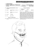 APPARATUS FOR POSITIONING A NASAL CANNULA diagram and image