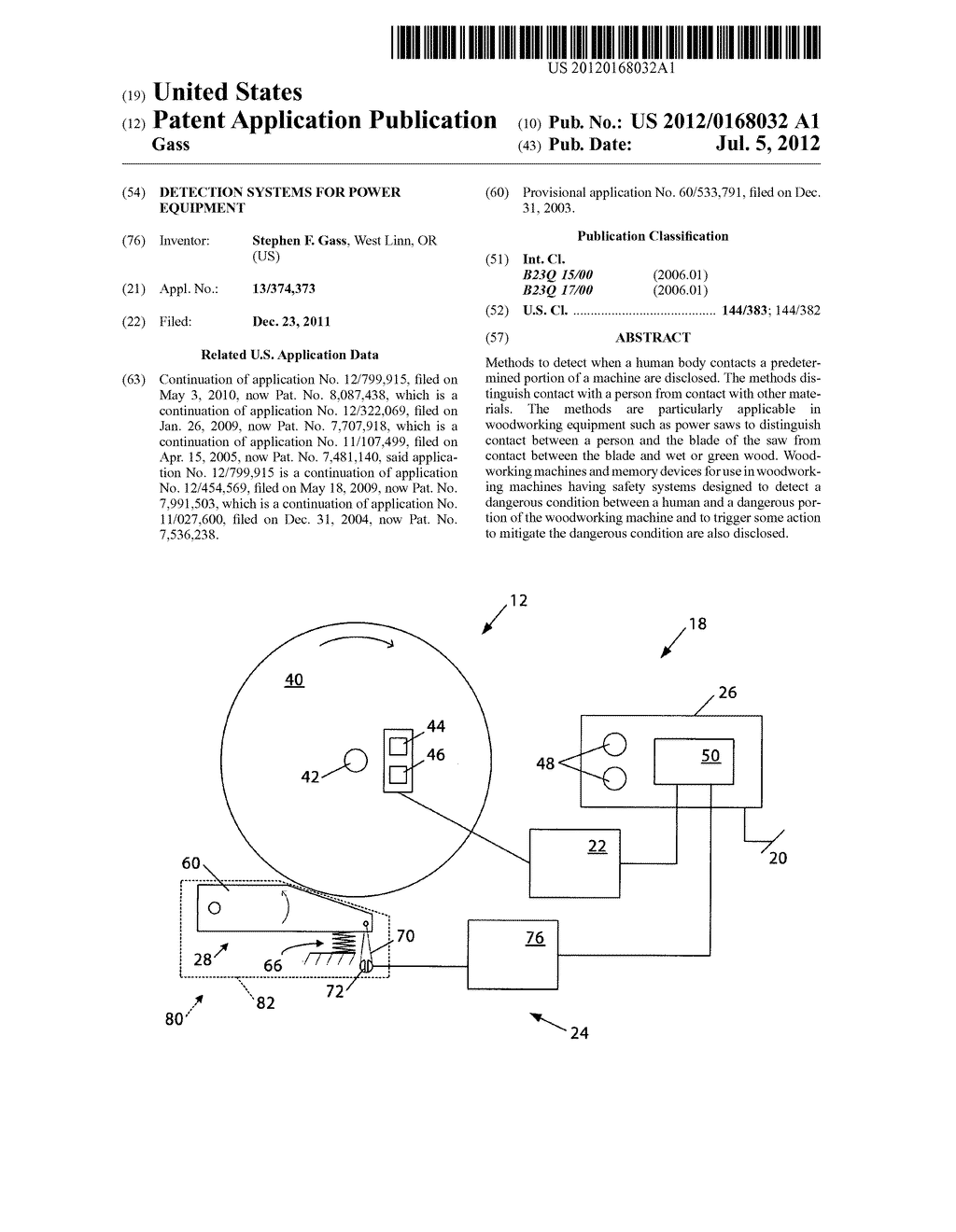 Detection systems for power equipment - diagram, schematic, and image 01