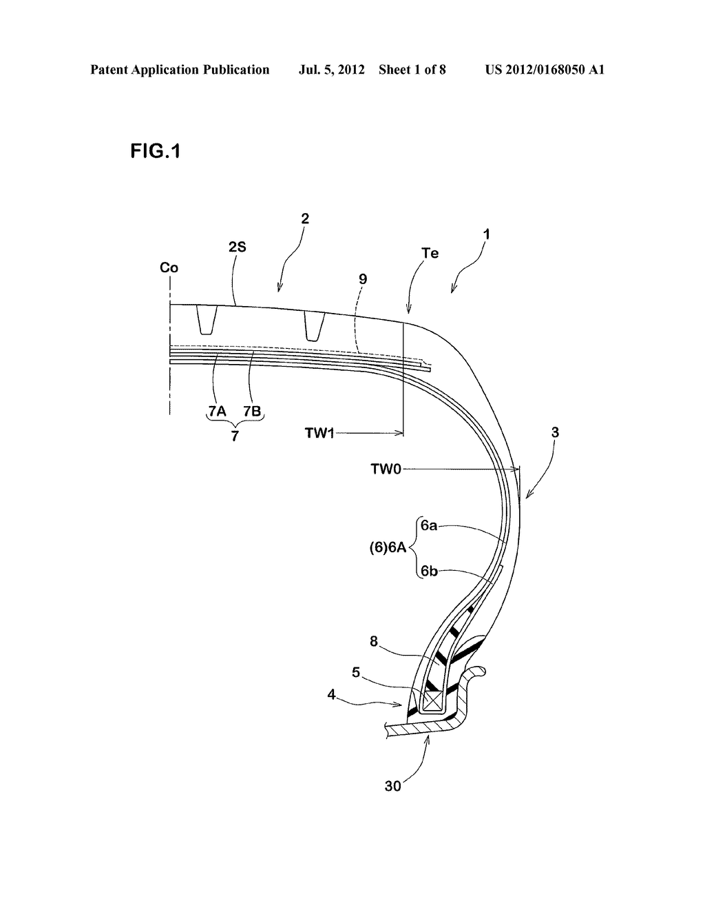 PNEUMATIC TIRE - diagram, schematic, and image 02