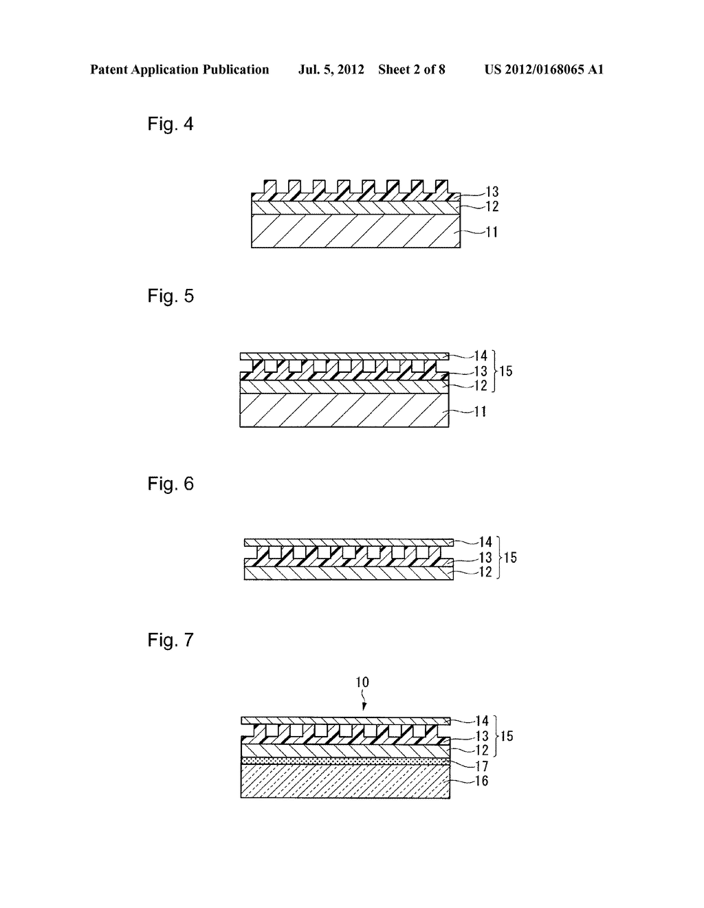 PROCESS FOR PRODUCING ARTICLE HAVING FINE CONCAVO-CONVEX STRUCTURE ON ITS     SURFACE AND PROCESS FOR PRODUCING WIRE-GRID POLARIZER - diagram, schematic, and image 03