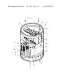 METHOD OF CONSTRUCTING A WIND TURBINE AND BOTTOM TOWER SECTION OF WIND     TURBINE diagram and image