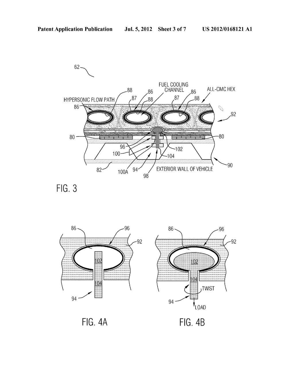 INTERNAL POCKET FASTENER SYSTEM FOR CERAMIC MATRIX COMPOSITE HEAT     EXCHANGER - diagram, schematic, and image 04