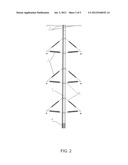 Method for Vertically Grounding and Leading Down from Center of Composite     Pole Tower and Pole Tower Thereof diagram and image