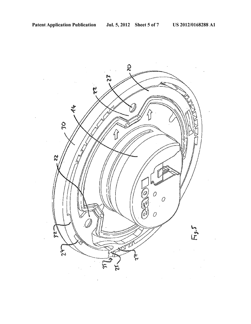 Incorporated Switch, Especially a Switch for Opening a Door - diagram, schematic, and image 06