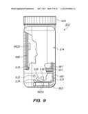 CANCELLATION FEATURE FOR PHARMACEUTICAL WASTE DISPOSAL ASSEMBLY diagram and image