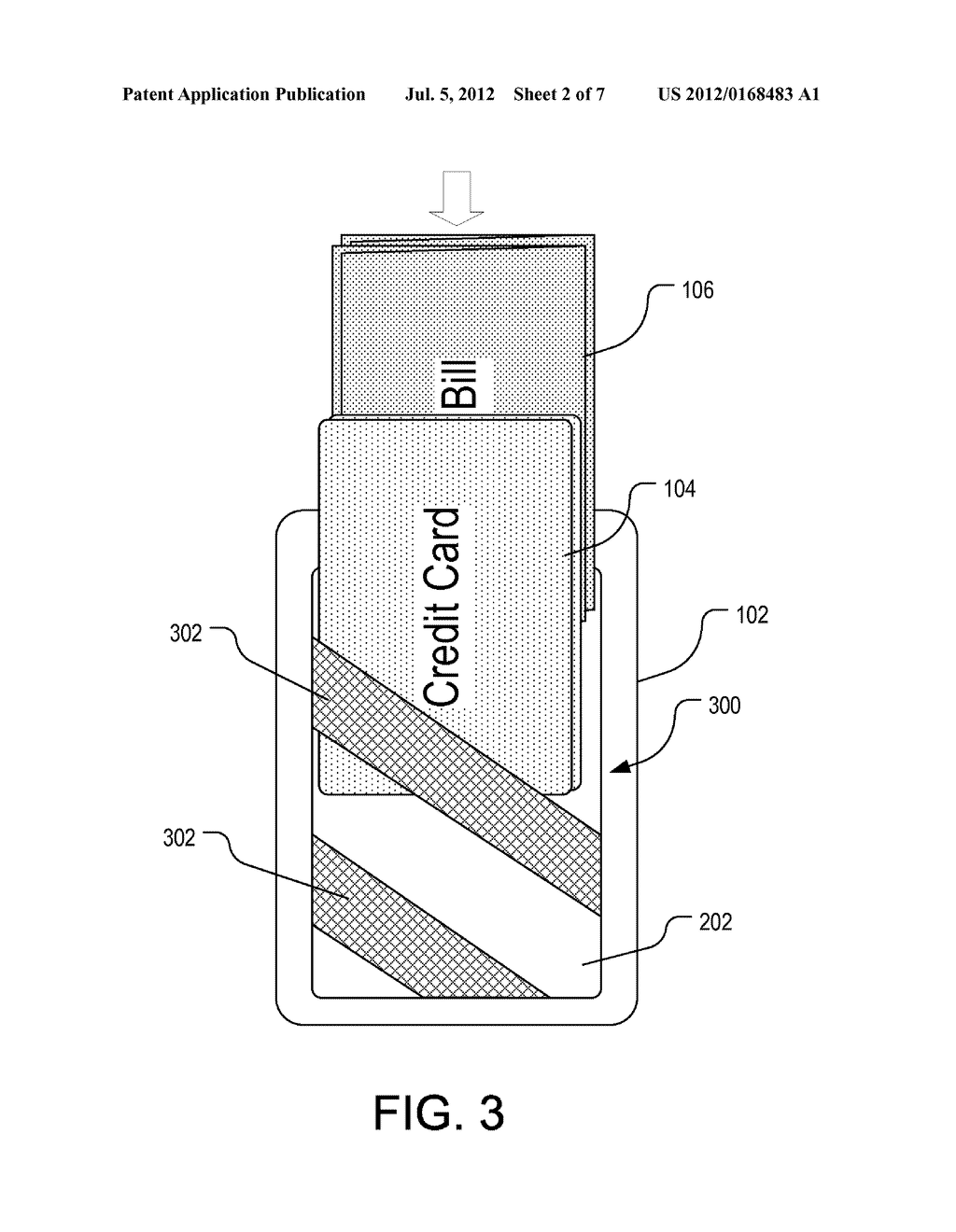 Wireless Phone Wallet - diagram, schematic, and image 03