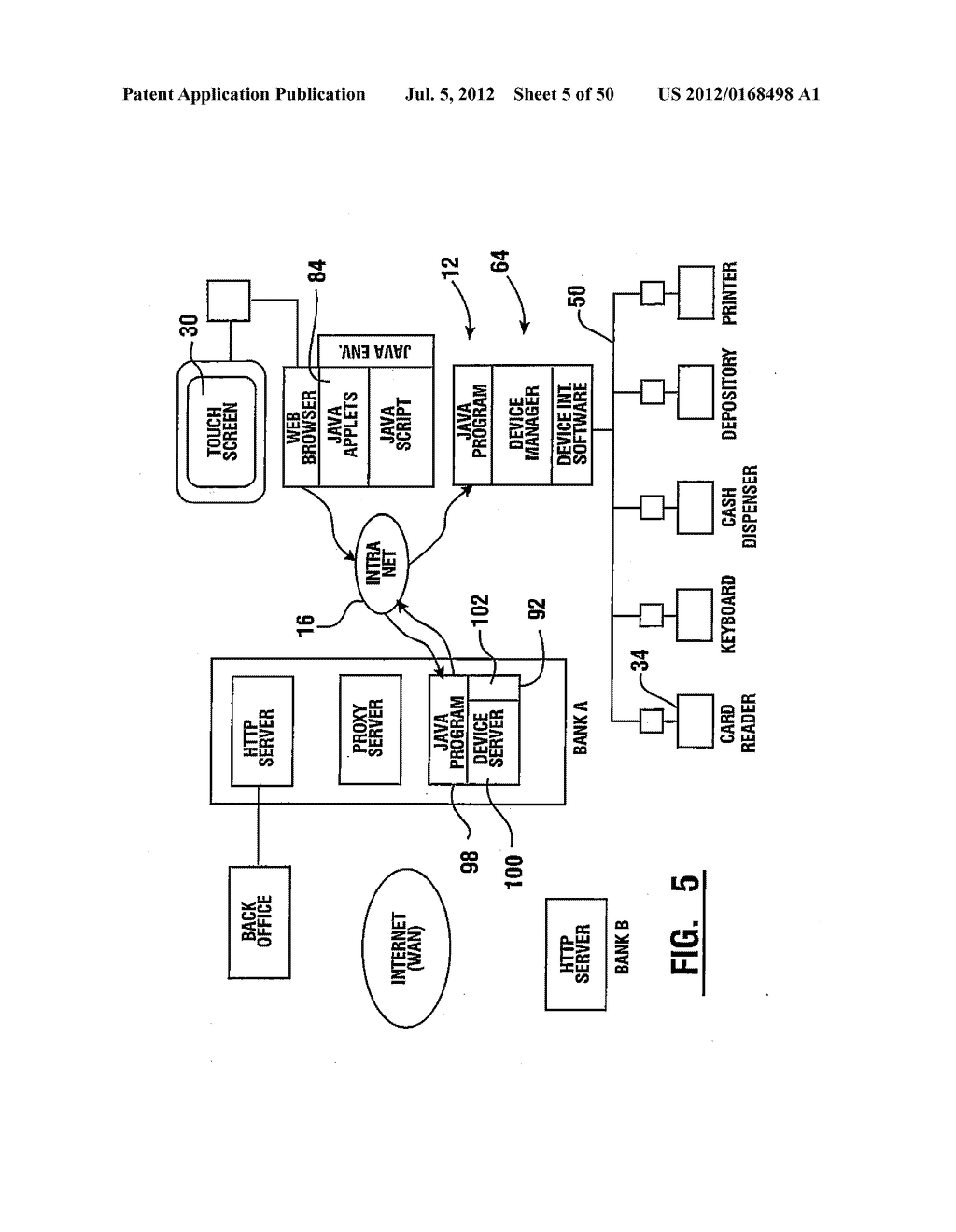 BANKING MACHINE THAT OPERATES RESPONSIVE TO DATA BEARING RECORDS - diagram, schematic, and image 06