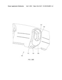 OPTICAL CODE SYMBOL READING SYSTEM EMPLOYING AN ACOUSTIC-WAVEGUIDE     STRUCTURE FOR COUPLING SONIC ENERGY, PRODUCED FROM AN ELECTRO-TRANSDUCER,     TO SOUND WAVE PORTS FORMED IN THE SYSTEM HOUSING diagram and image