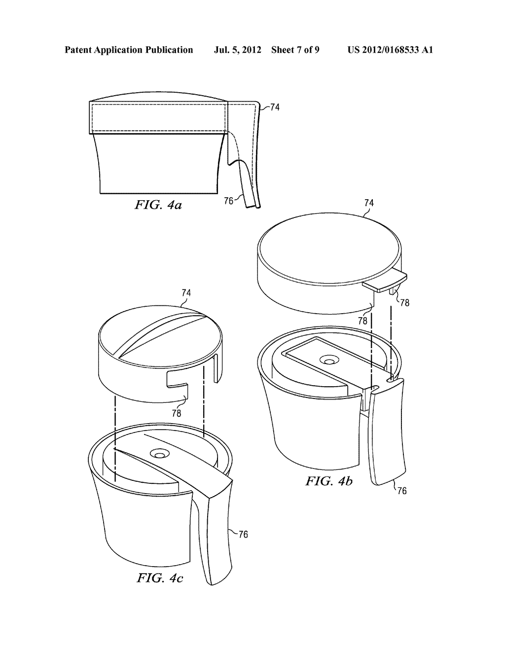 Package Comprising Petaloid Shaped Base for Producing Foam and Dispersing     Creamer and Flavor - diagram, schematic, and image 08