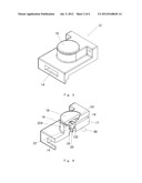 SAMPLE FEEDING DEVICE FOR TRACE DETECTOR AND TRACE DETECTOR WITH SAMPLE     FEEDING DEVICE diagram and image