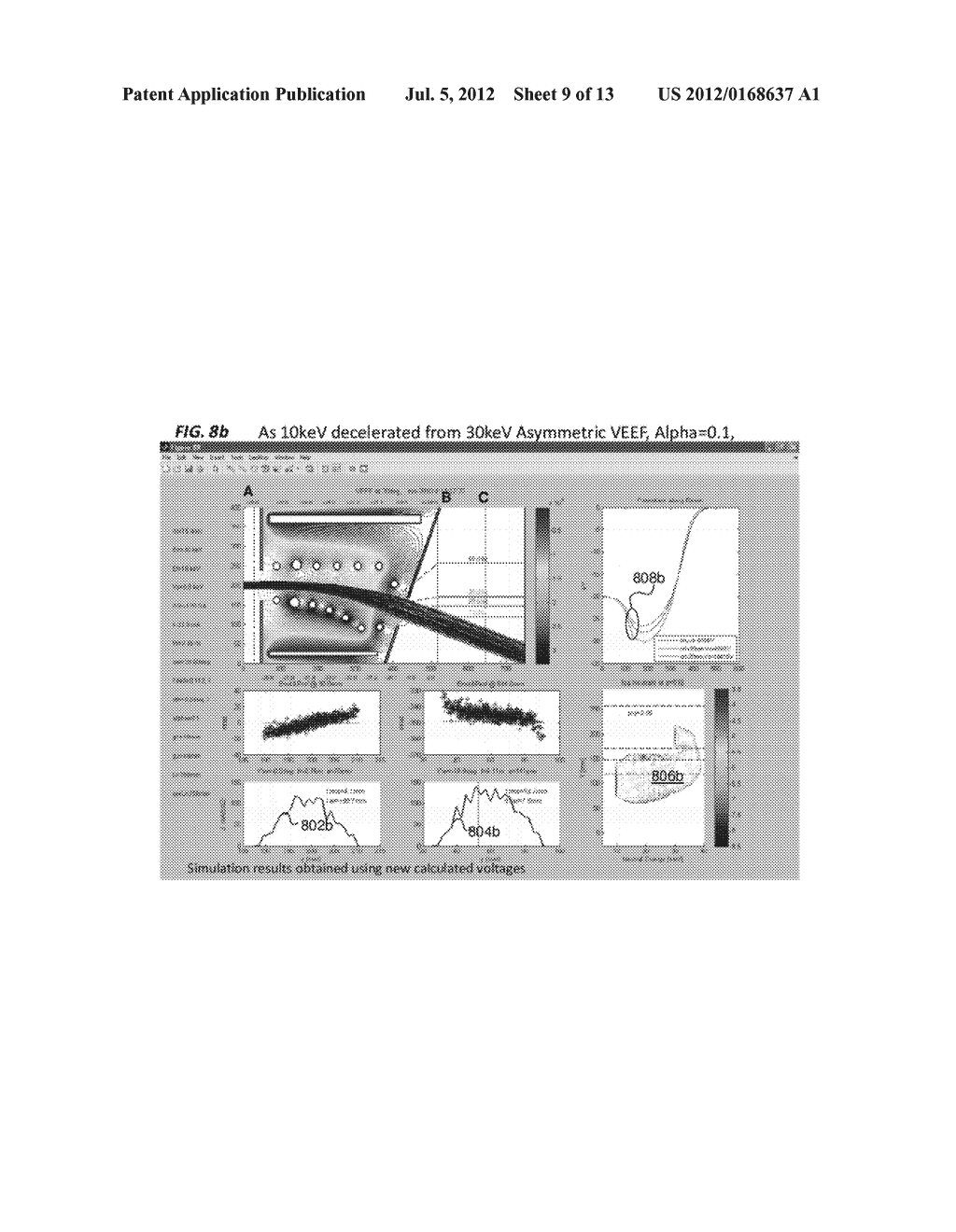 METHOD AND APPARATUS FOR CONTROLLING AN ELECTROSTATIC LENS ABOUT A CENTRAL     RAY TRAJECTORY OF AN ION BEAM - diagram, schematic, and image 10