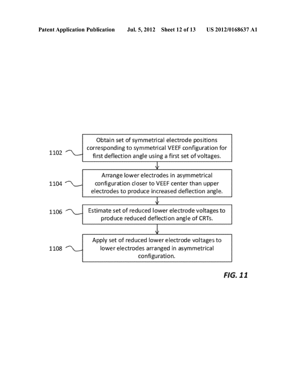 METHOD AND APPARATUS FOR CONTROLLING AN ELECTROSTATIC LENS ABOUT A CENTRAL     RAY TRAJECTORY OF AN ION BEAM - diagram, schematic, and image 13
