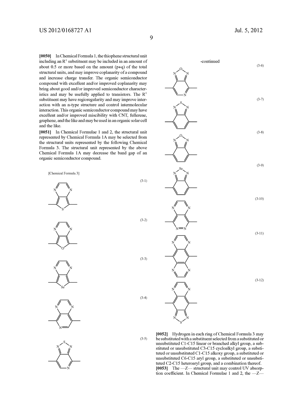 LOW BAND-GAP ORGANIC SEMICONDUCTOR COMPOUNDS, AND TRANSISTORS AND     ELECTRONIC DEVICES INCLUDING THE SAME - diagram, schematic, and image 17