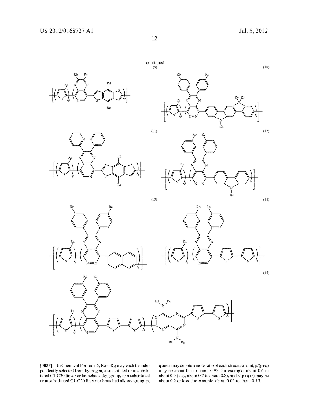 LOW BAND-GAP ORGANIC SEMICONDUCTOR COMPOUNDS, AND TRANSISTORS AND     ELECTRONIC DEVICES INCLUDING THE SAME - diagram, schematic, and image 20