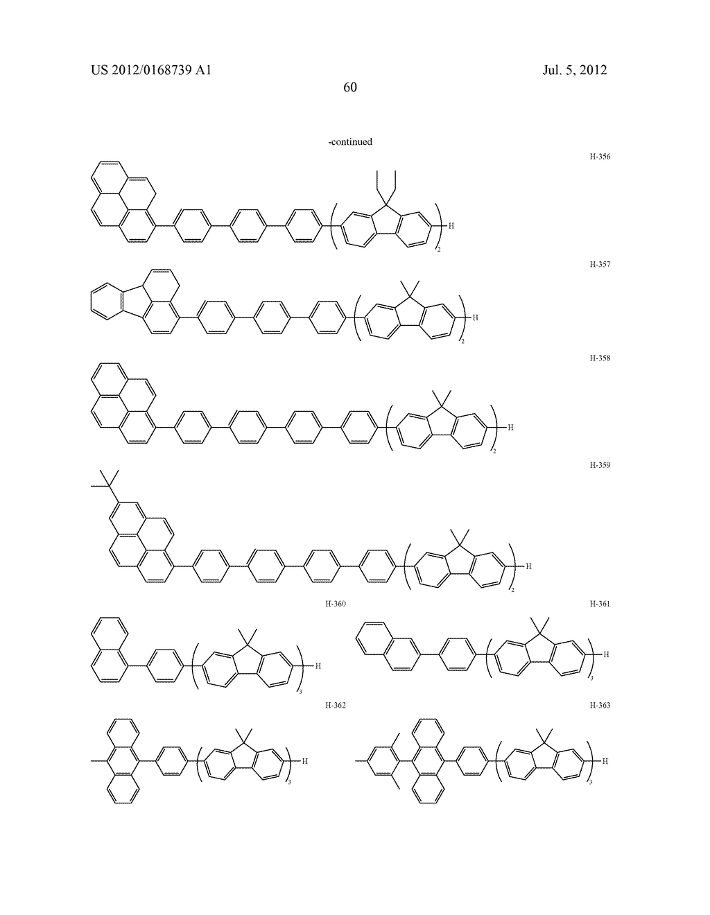 FLUORENE COMPOUND AND ORGANIC ELECTROLUMINESCENCE DEVICE - diagram, schematic, and image 62