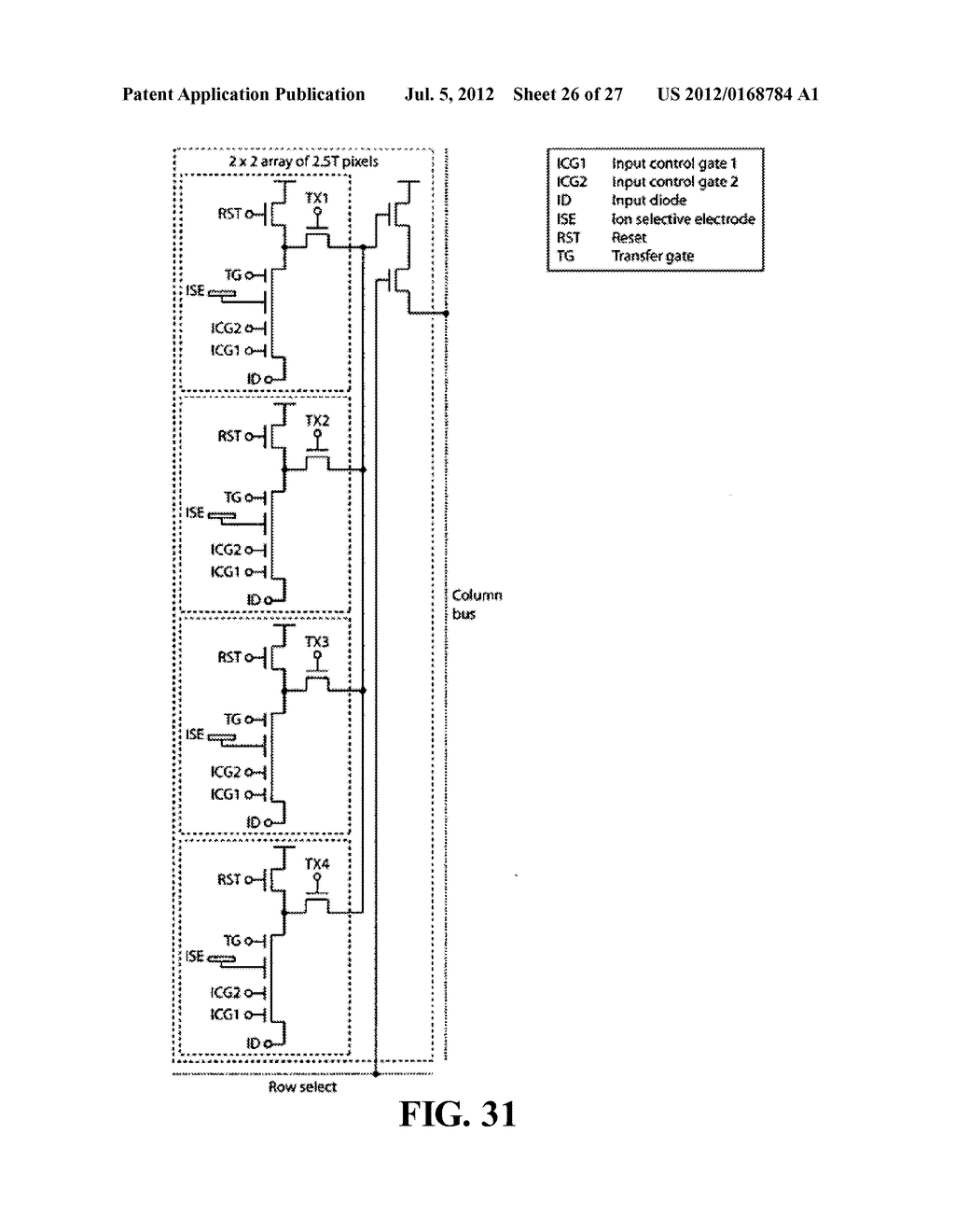 Two-Transistor Pixel Array - diagram, schematic, and image 27