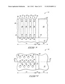 Semiconductor Constructions Containing Tubular Capacitor Storage Nodes,     And Retaining Structures Along Portions Of The Tubular Capacitor Storage     Nodes diagram and image