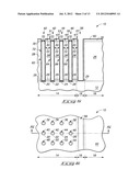 Semiconductor Constructions Containing Tubular Capacitor Storage Nodes,     And Retaining Structures Along Portions Of The Tubular Capacitor Storage     Nodes diagram and image