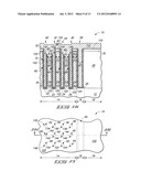 Semiconductor Constructions Containing Tubular Capacitor Storage Nodes,     And Retaining Structures Along Portions Of The Tubular Capacitor Storage     Nodes diagram and image