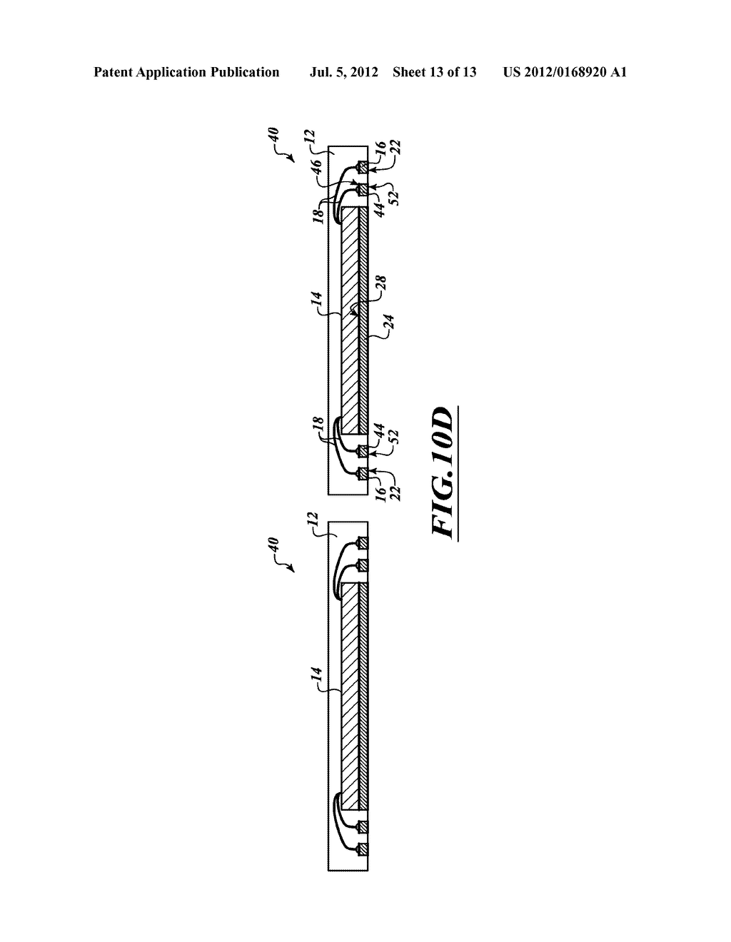 LEADLESS SEMICONDUCTOR PACKAGE AND METHOD OF MANUFACTURE - diagram, schematic, and image 14