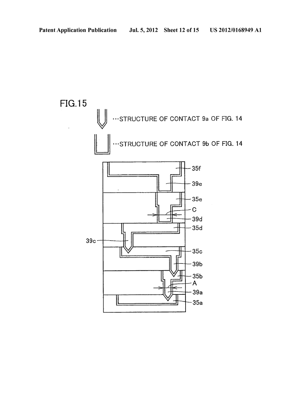 SEMICONDUCTOR DEVICE WITH A LINE AND METHOD OF FABRICATION THEREOF - diagram, schematic, and image 13