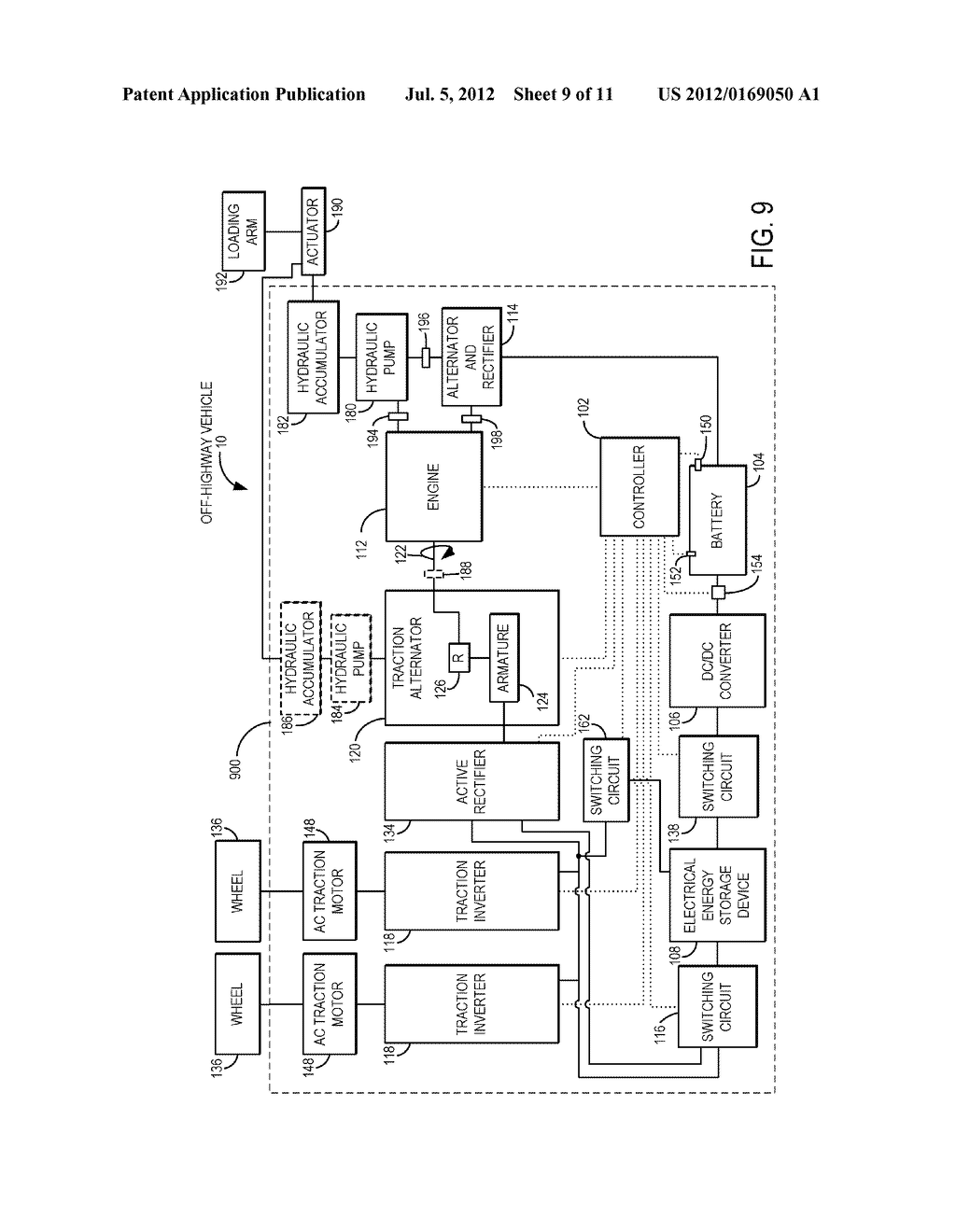 SYSTEM AND METHOD FOR OFF-HIGHWAY VEHICLE ENGINE CRANKING - diagram, schematic, and image 10