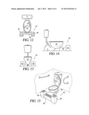 Portable Footrest for Use When Sitting on a Toilet diagram and image