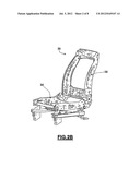 SEAT FRAME AND METHOD OF FORMING USING A LASER WARMED ADJESIVE diagram and image