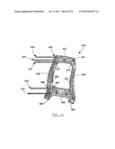 SEAT FRAME AND METHOD OF FORMING USING A LASER WARMED ADJESIVE diagram and image