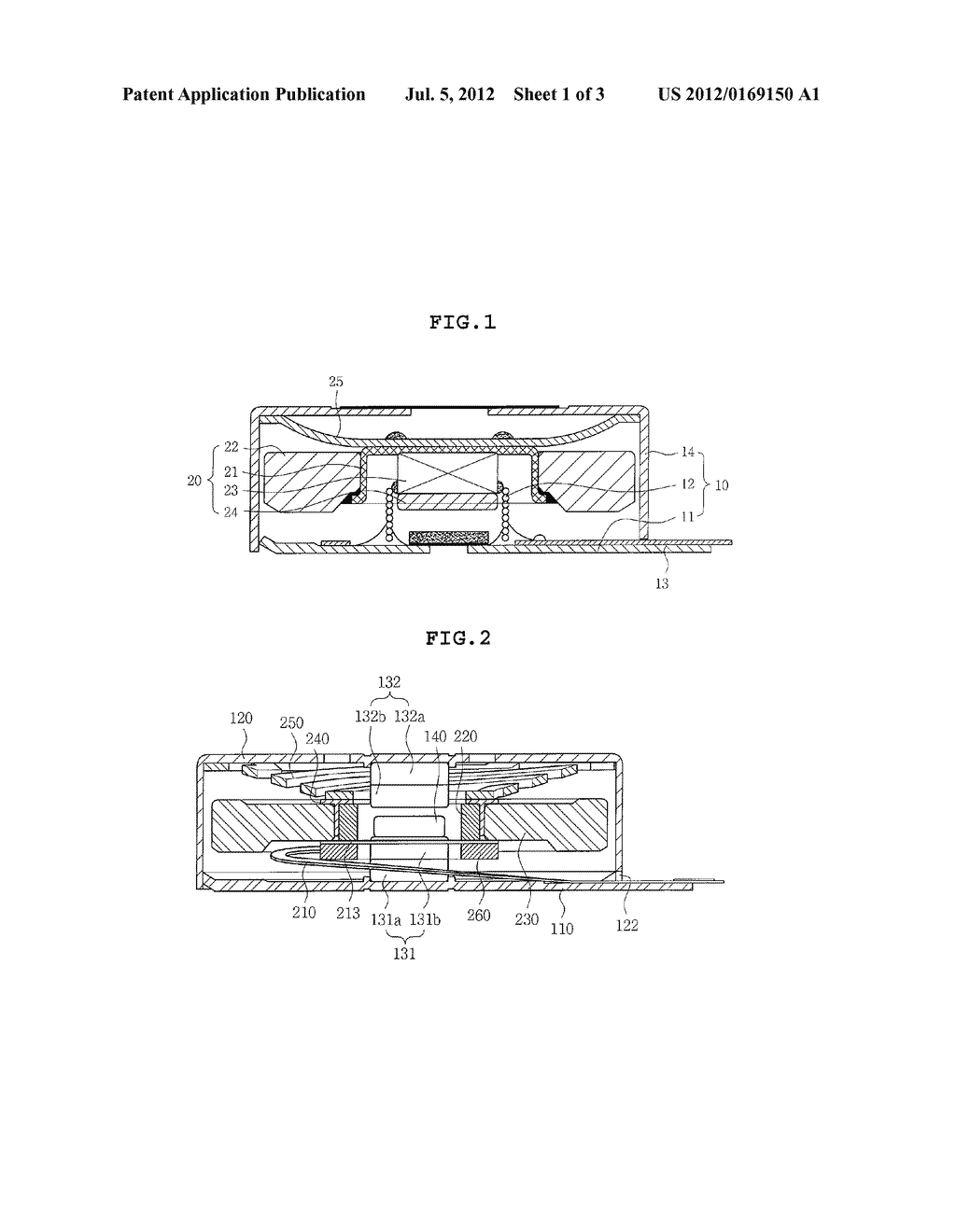 LINEAR VIBRATION MOTOR - diagram, schematic, and image 02