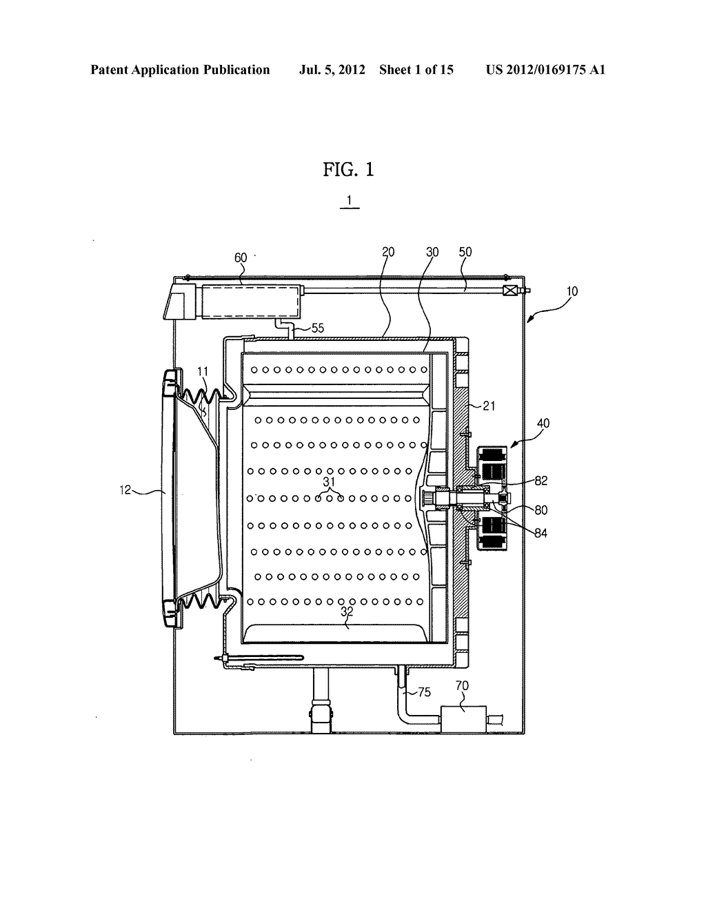 Motor, manufacturing method for the same and washing machine - diagram, schematic, and image 02