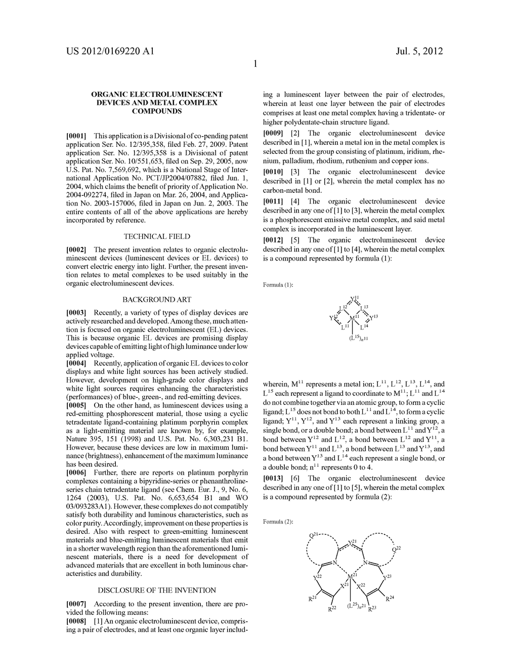 ORGANIC ELECTROLUMINESCENT DEVICES AND METAL COMPLEX COMPOUNDS - diagram, schematic, and image 02