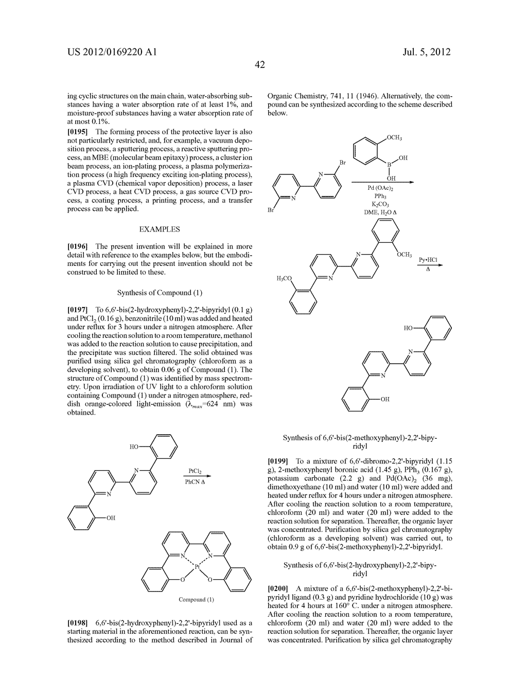 ORGANIC ELECTROLUMINESCENT DEVICES AND METAL COMPLEX COMPOUNDS - diagram, schematic, and image 43