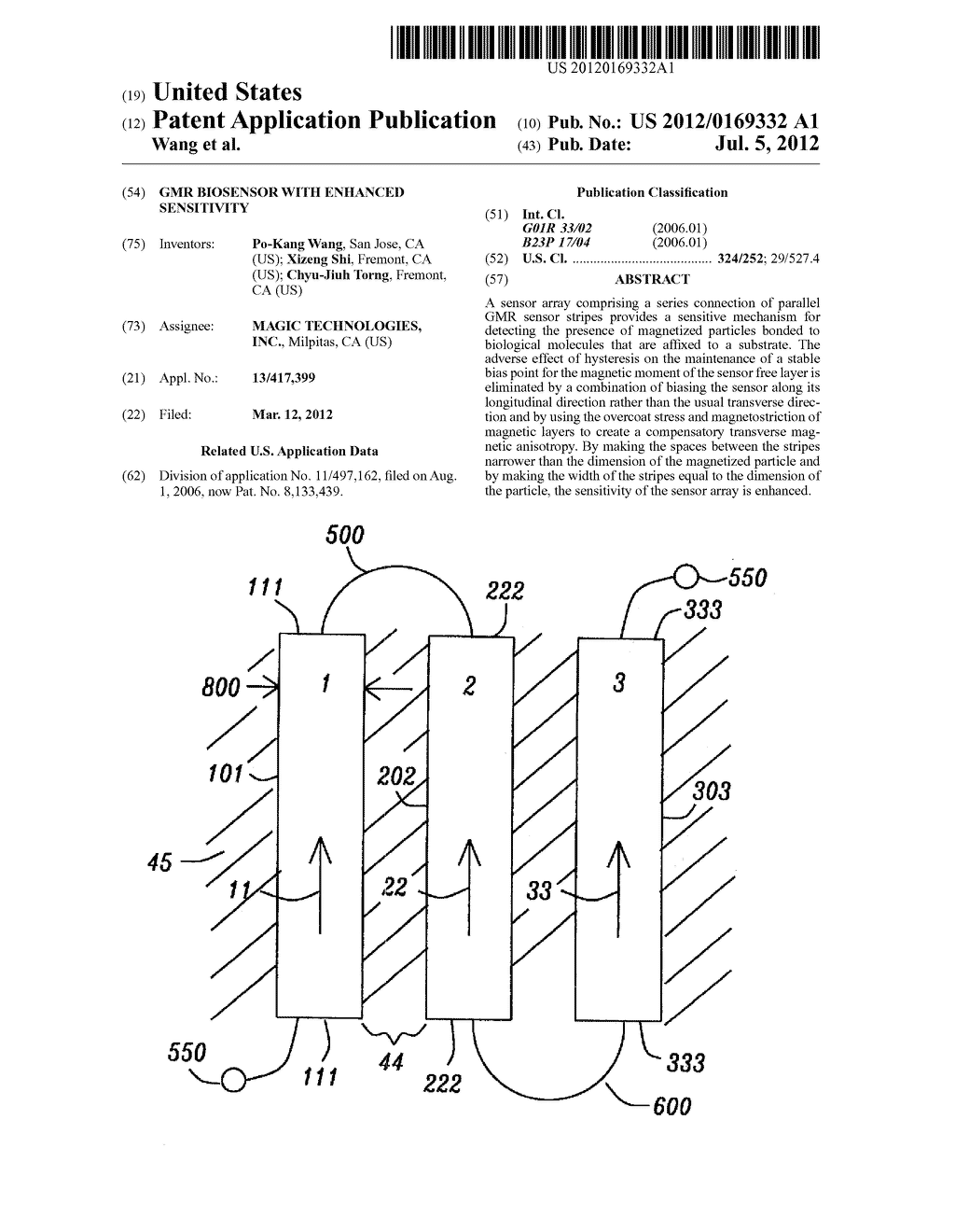 GMR Biosensor with Enhanced Sensitivity - diagram, schematic, and image 01