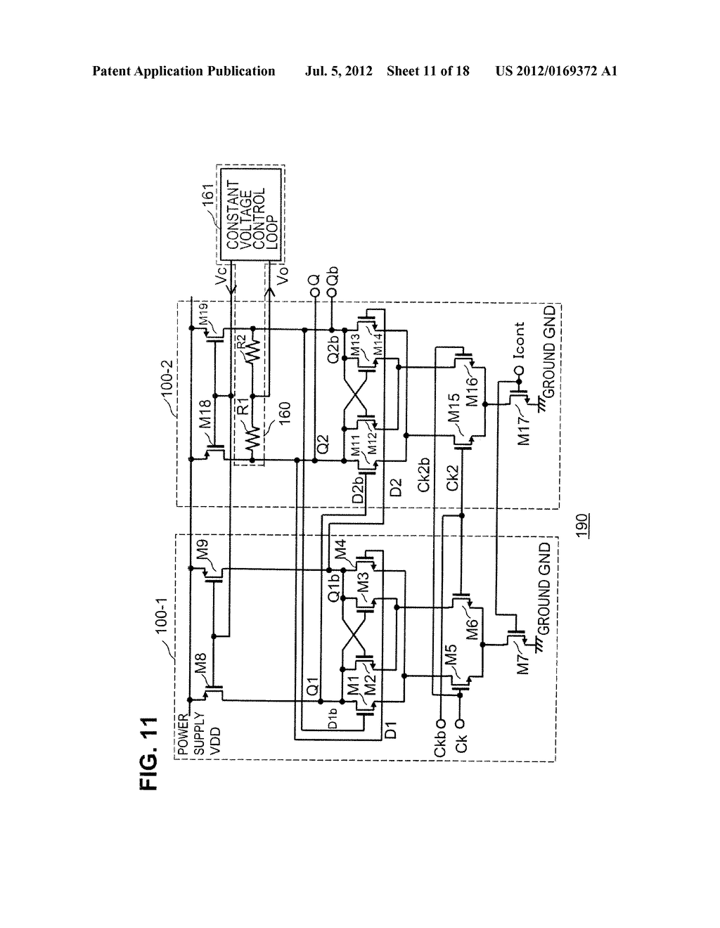 DIFFERENTIAL LOGIC CIRCUIT, FREQUENCY DIVIDER, AND FREQUENCY SYNTHESIZER - diagram, schematic, and image 12