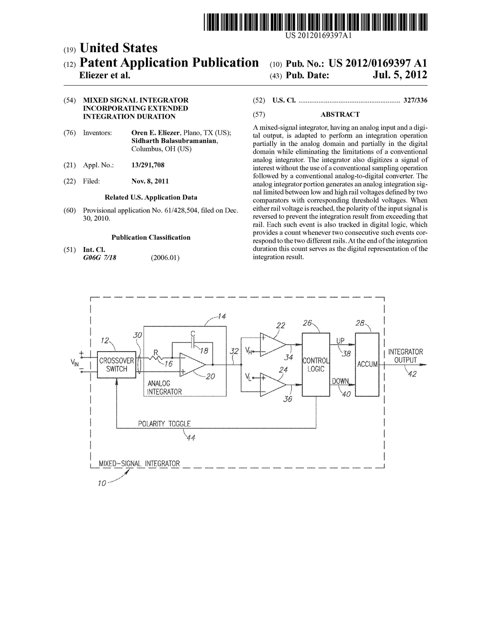 Mixed Signal Integrator Incorporating Extended Integration Duration - diagram, schematic, and image 01