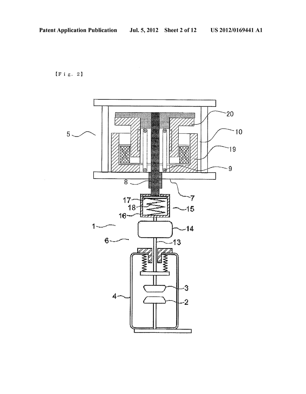 ELECTROMAGNET DEVICE AND SWITCH DEVICE USING ELECTROMAGNET DEVICE - diagram, schematic, and image 03