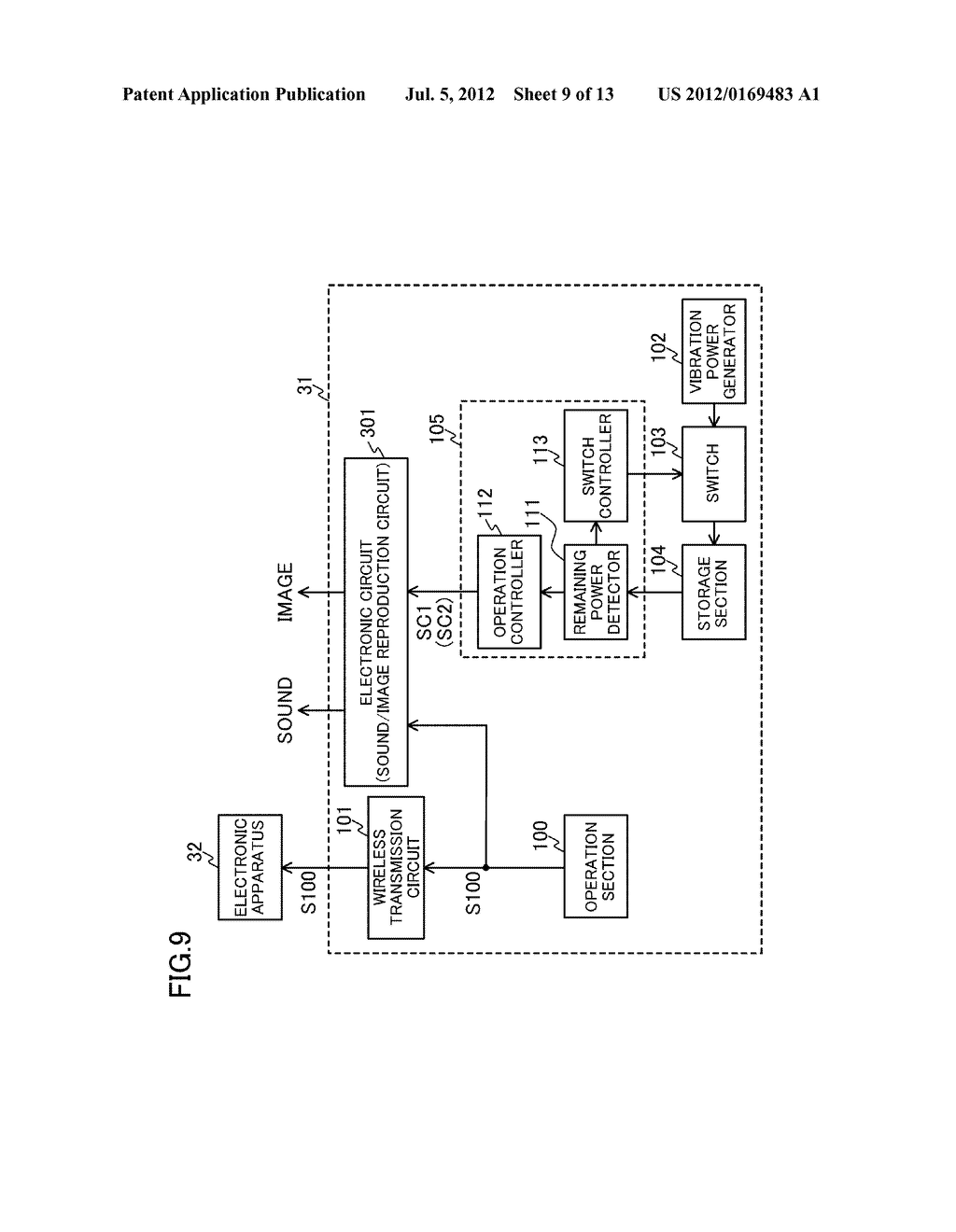 REMOTE CONTROL DEVICE AND COMMUNICATION SYSTEM - diagram, schematic, and image 10